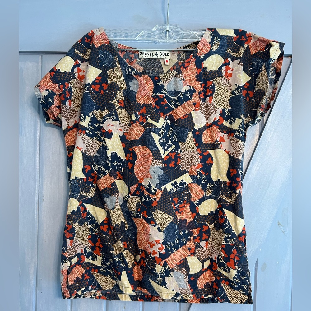 Gravel & Gold Taurus Top in O’Horizons, Size 0